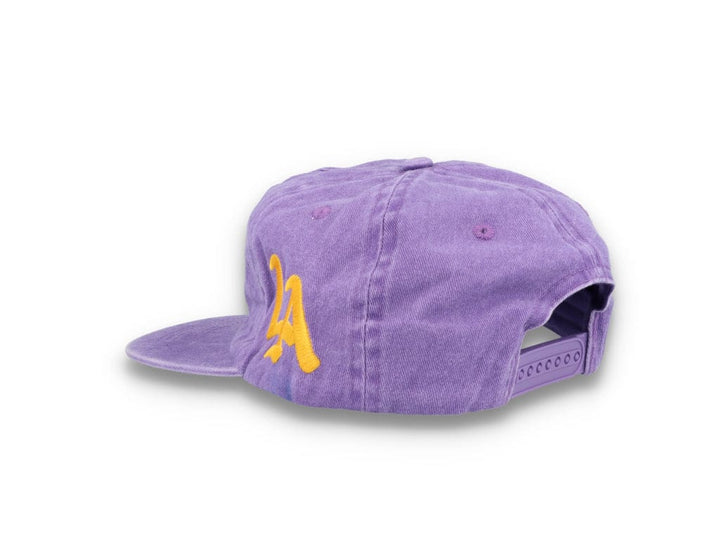 Free & Easy Don't Trip Washed Snapback Hat Purple - LOKK