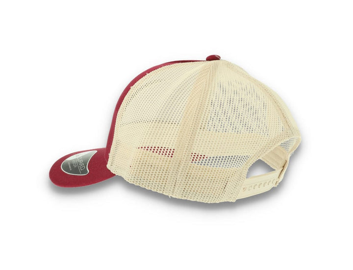 Trucker Cap Burgundy/Stone Atlantis Rapper Cotton - LOKK