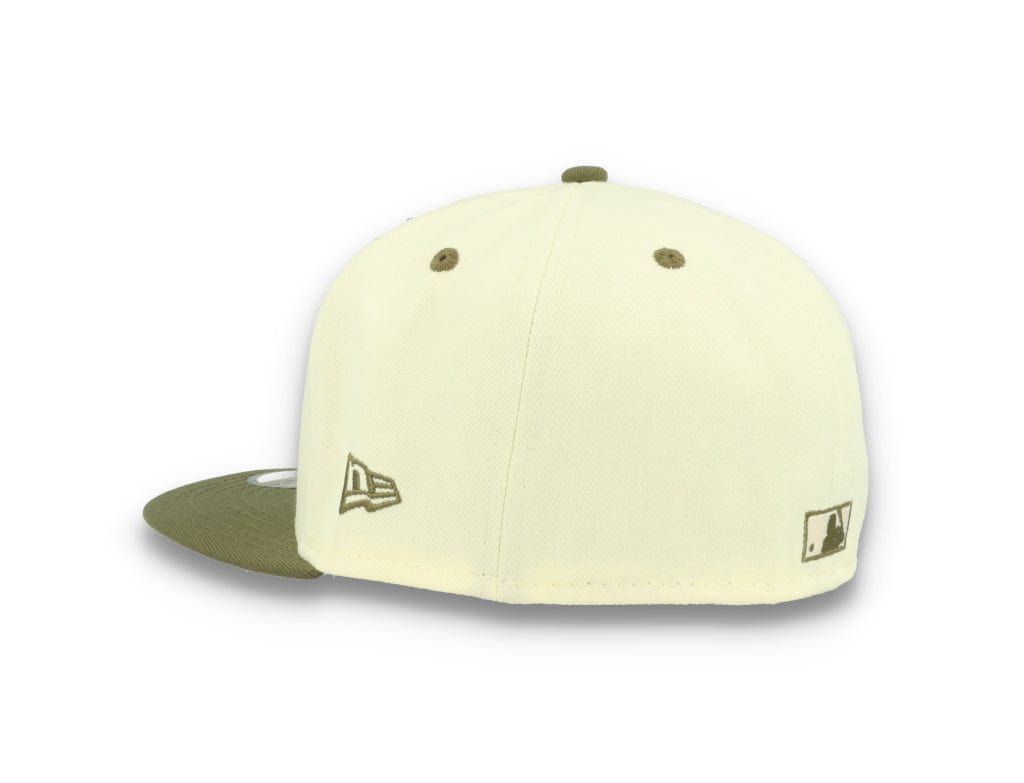 59FIFTY MLB World Series Trail Mix Los Angeles Dodgers White/Khaki - LOKK