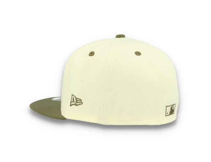 59FIFTY MLB World Series Trail Mix Los Angeles Dodgers White/Khaki - LOKK