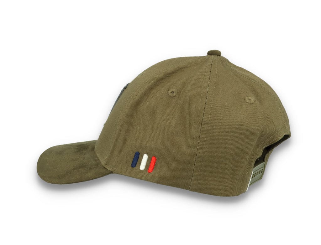 Baseball Cap Suede II Olive Night/Rosin - LOKK