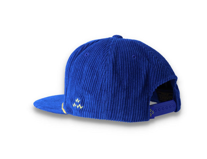 Snapback Cap Blue Weekend Warrior Corduroy - LOKK