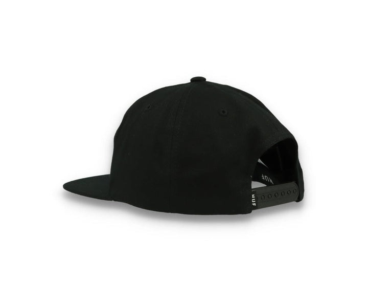 Huf Set Box Snapback Black - LOKK