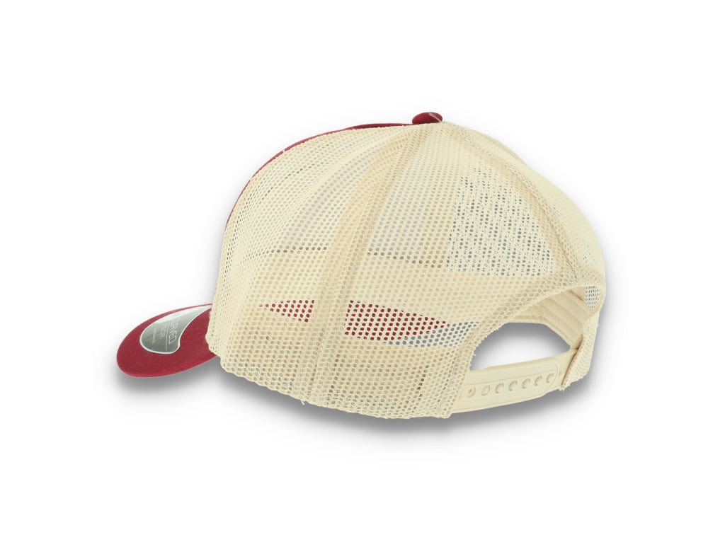 Trucker Cap Burgundy/Stone Atlantis Rapper Cotton - LOKK