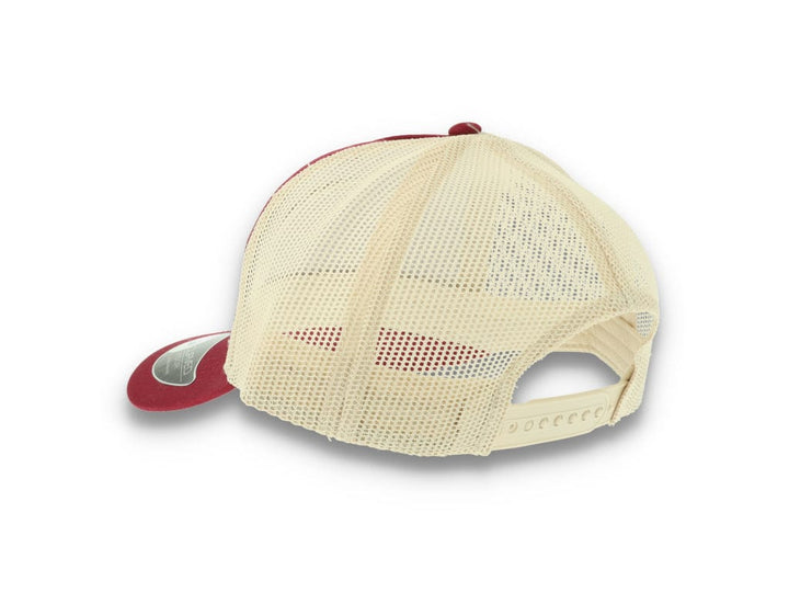 Trucker Cap Burgundy/Stone Atlantis Rapper Cotton - LOKK