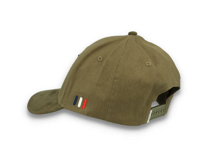 Baseball Cap Suede II Olive Night/Rosin
