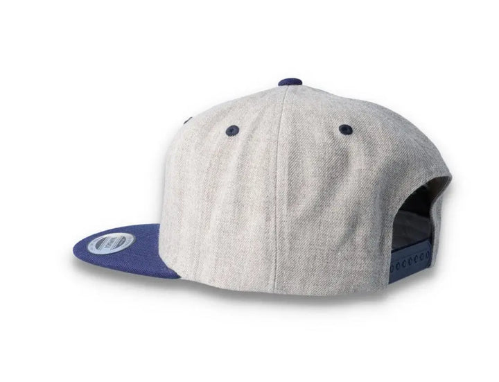 Yupoong Classic Snapback 6089MT Heather Grey/Navy - LOKK