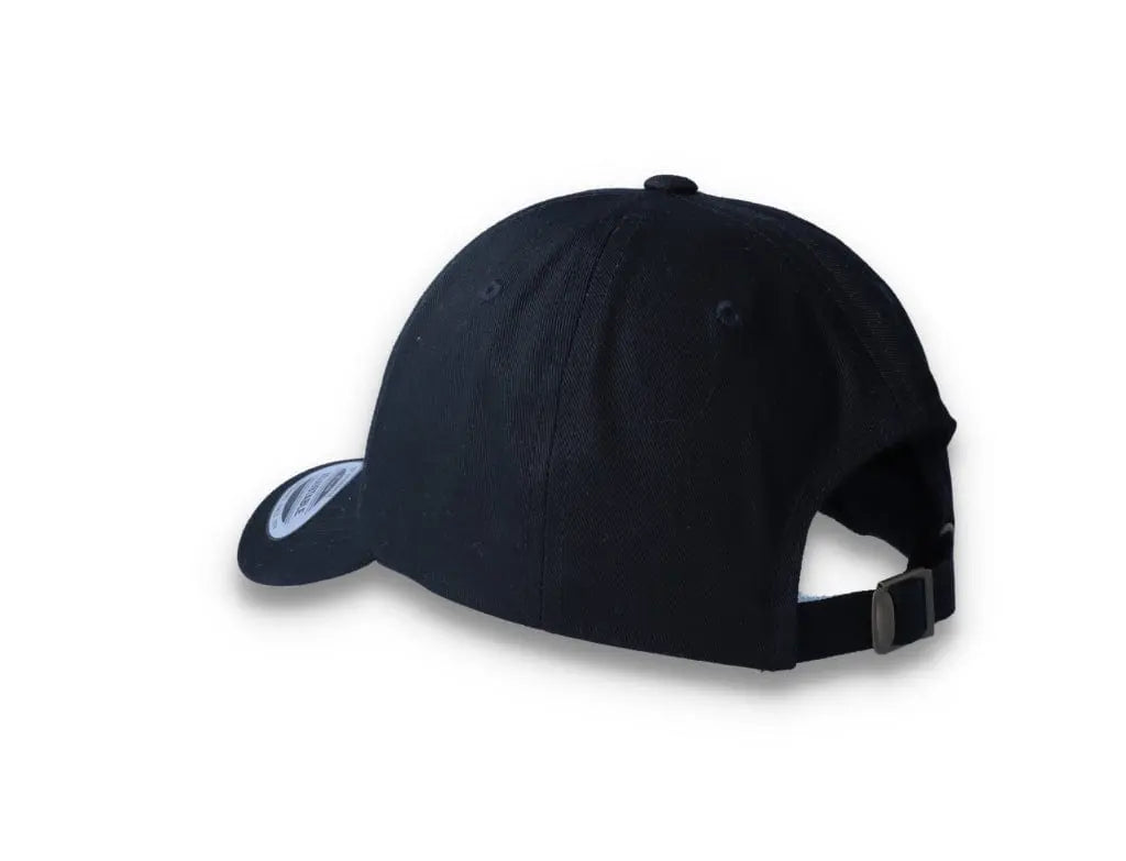 Black Dad Cap Low Profile Cotton Twill - Yupoong 6245CM - LOKK