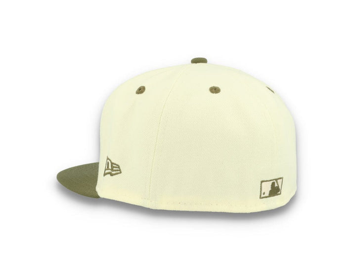59FIFTY MLB World Series Trail Mix Los Angeles Dodgers White/Khaki - LOKK