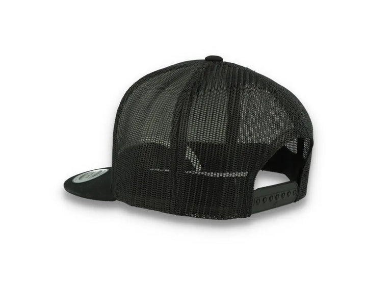Classic Trucker Cap Black/Black - Yupoong 6006 - LOKK