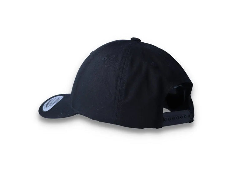 Curved Baseball Cap Snapback Black - Yupoong 7706 - LOKK