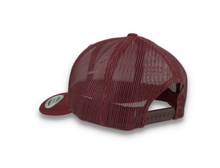 Maroon Trucker Cap Retro - Yupoong 6606 - LOKK