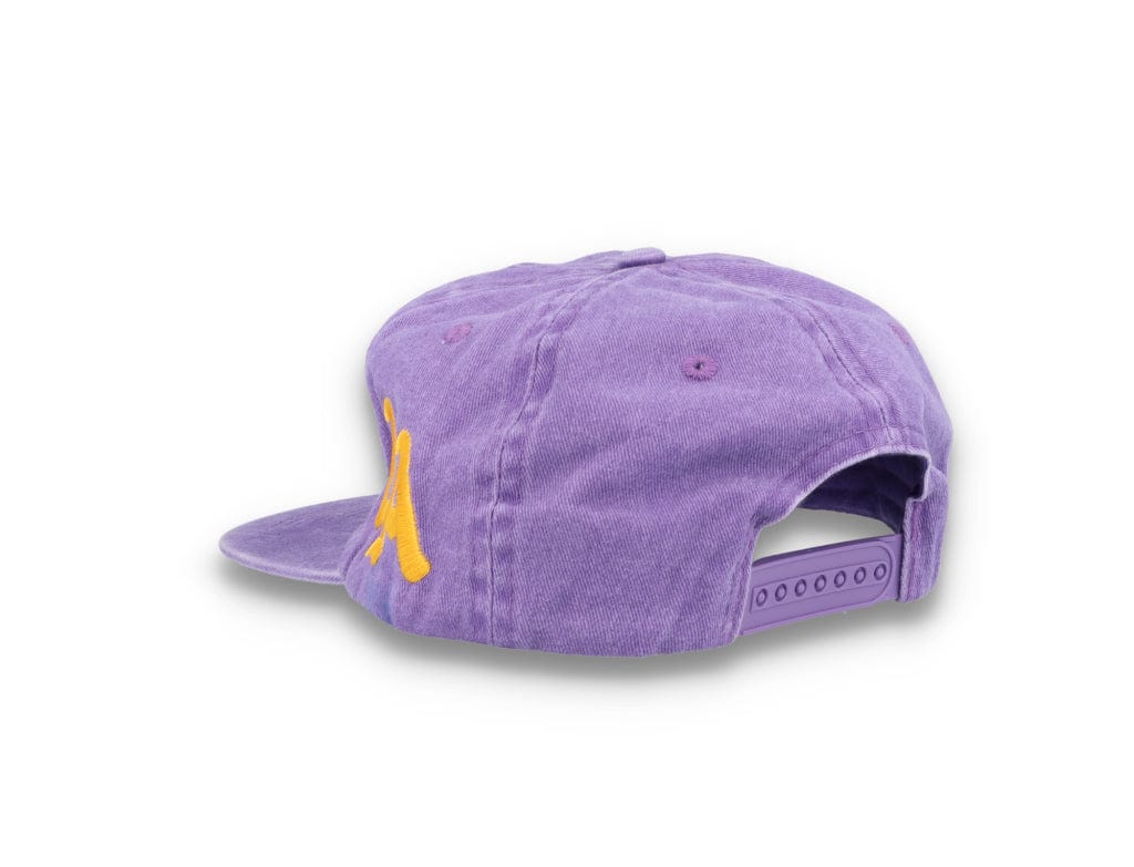 Free & Easy Don't Trip Washed Snapback Hat Purple - LOKK
