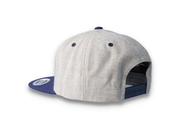 Yupoong Classic Snapback 6089MT Heather Grey/Navy - LOKK