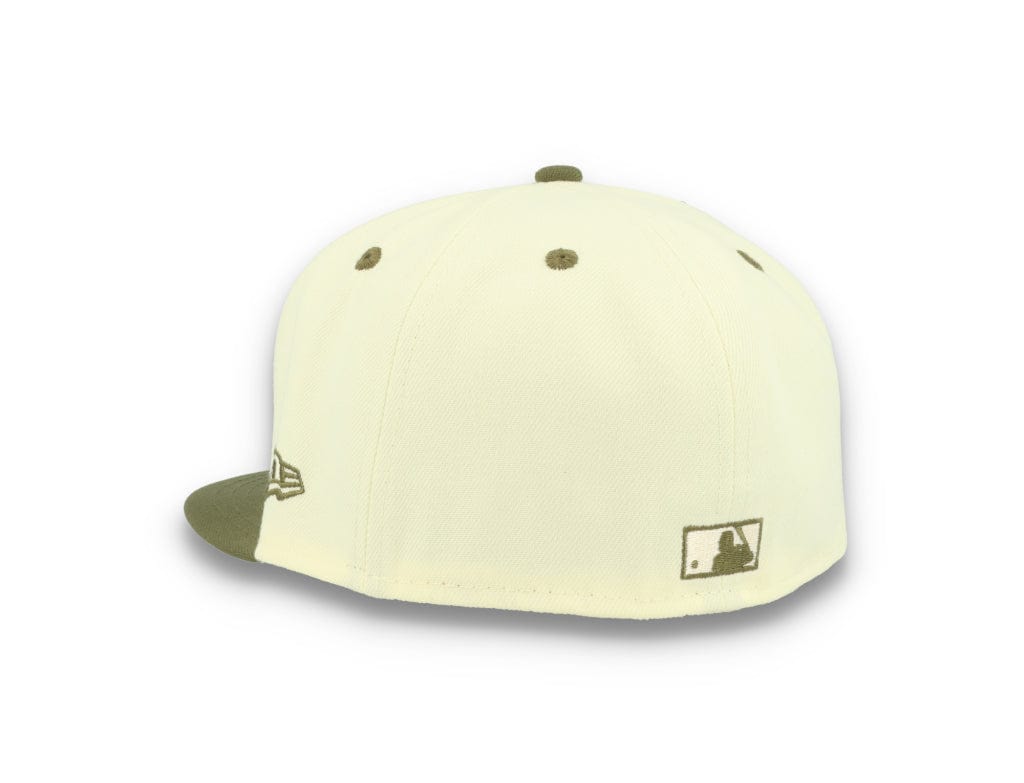 59FIFTY MLB World Series Trail Mix Los Angeles Dodgers White/Khaki - LOKK