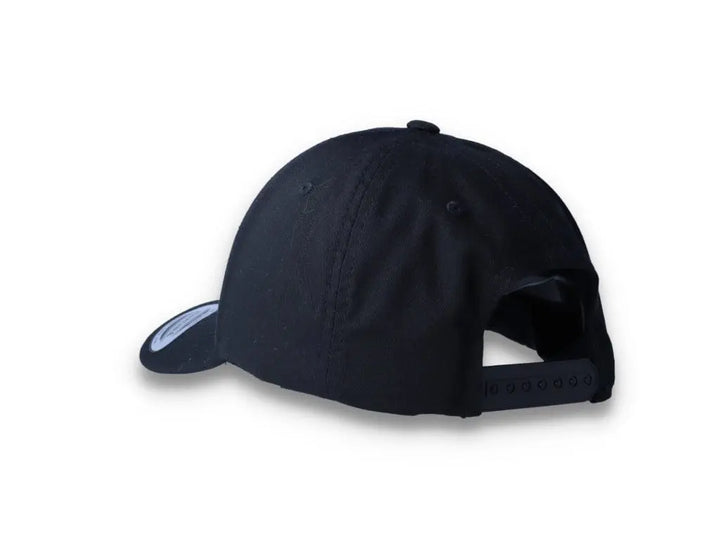 Curved Baseball Cap Snapback Black - Yupoong 7706 - LOKK