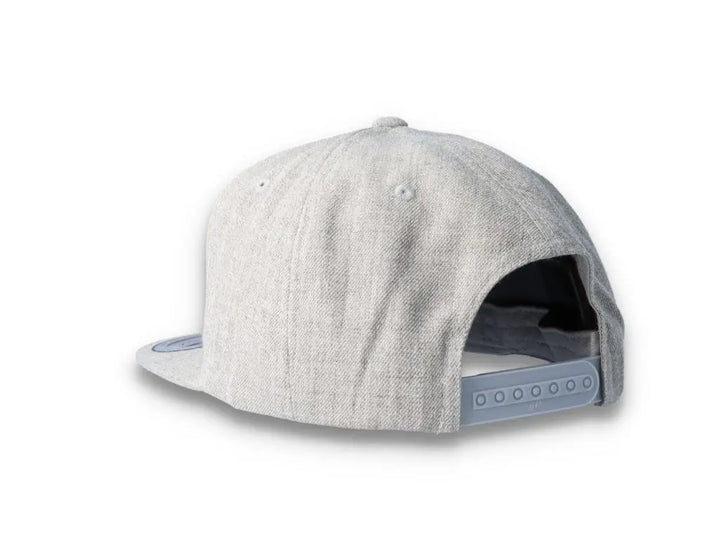 Heather Grey/Heather Grey Snapback Cap - Yupoong 6089M - LOKK