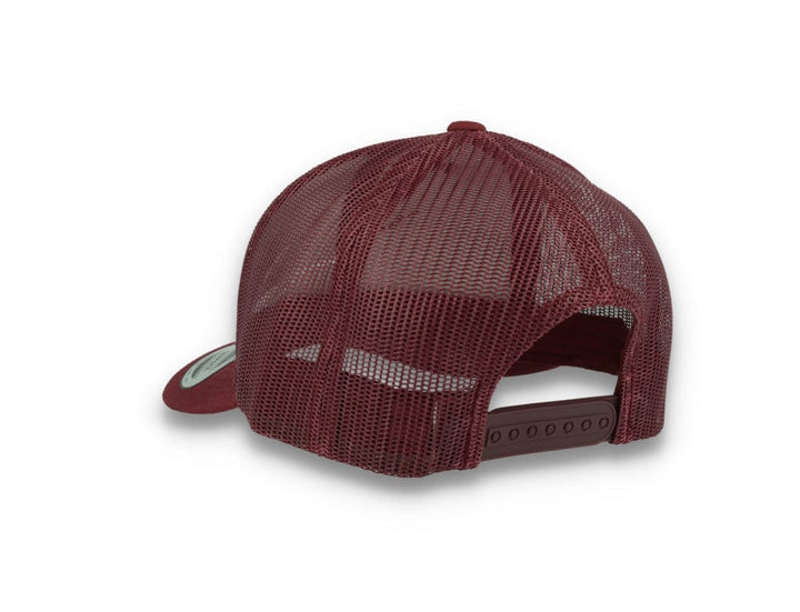 Maroon Trucker Cap Retro - Yupoong 6606 - LOKK