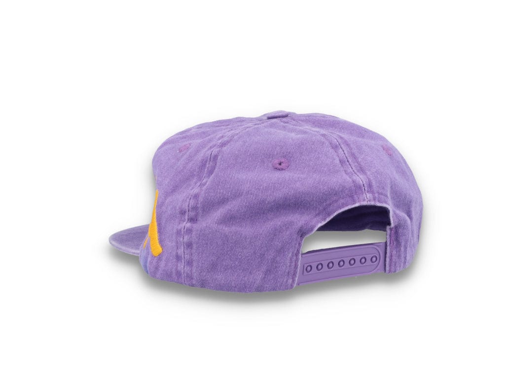 Free & Easy Don't Trip Washed Snapback Hat Purple - LOKK
