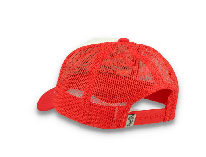 Von Dutch Trucker Cap Baker White/Red - LOKK