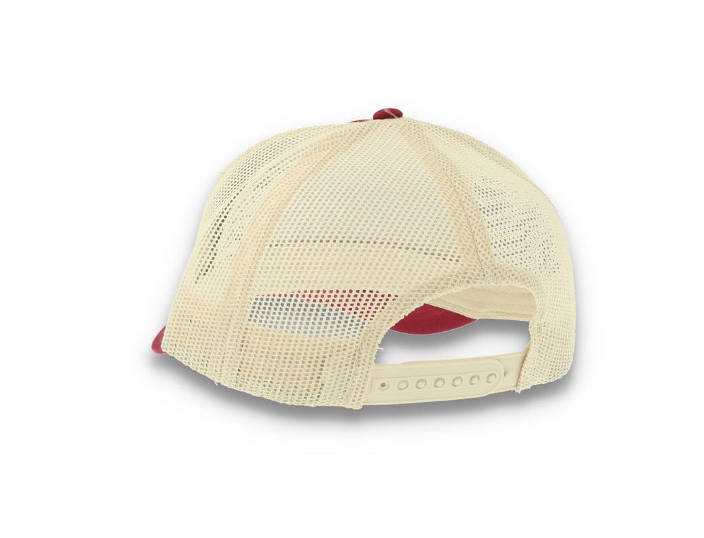 Trucker Cap Burgundy/Stone Atlantis Rapper Cotton - LOKK