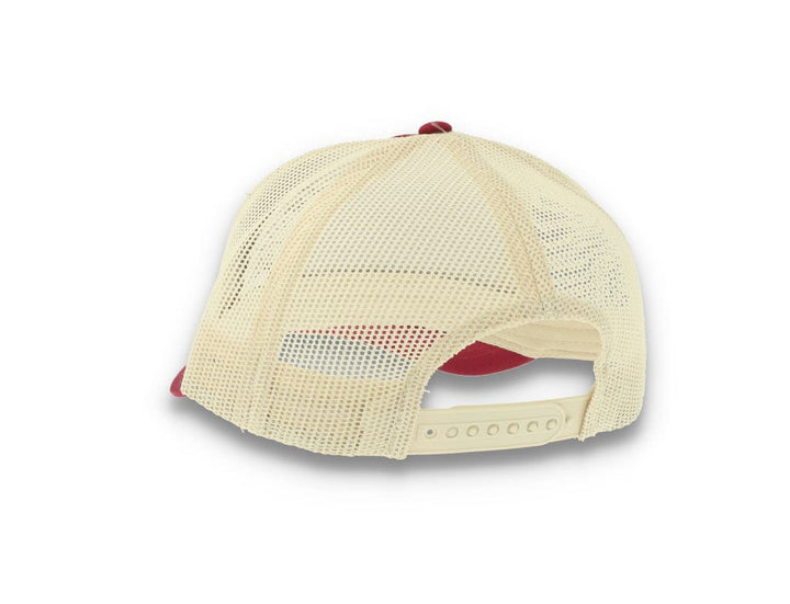 Trucker Cap Burgundy/Stone Atlantis Rapper Cotton - LOKK