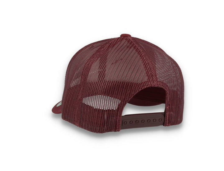 Maroon Trucker Cap Retro - Yupoong 6606 - LOKK
