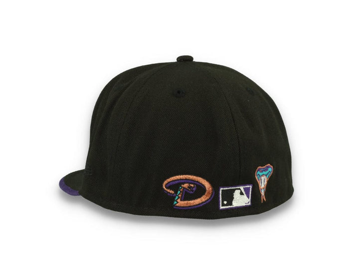 59FIFTY Team Colour Split Arizona Diamondbacks Black - LOKK