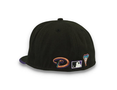 59FIFTY Team Colour Split Arizona Diamondbacks Black