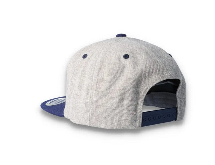 Yupoong Classic Snapback 6089MT Heather Grey/Navy - LOKK