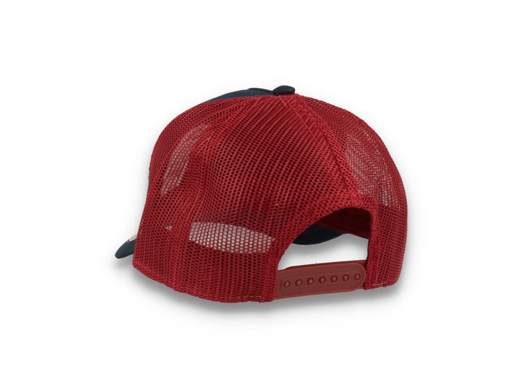 Trucker Cap Navy/Burgundy Atlantis Rapper Canvas - LOKK