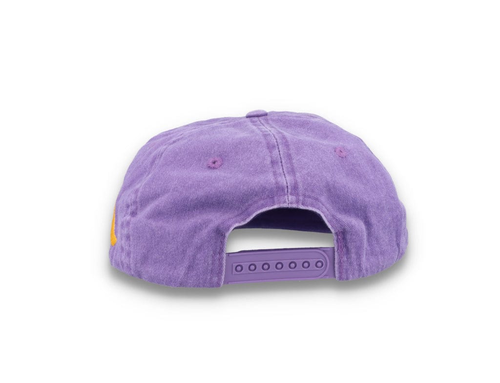 Free & Easy Don't Trip Washed Snapback Hat Purple - LOKK