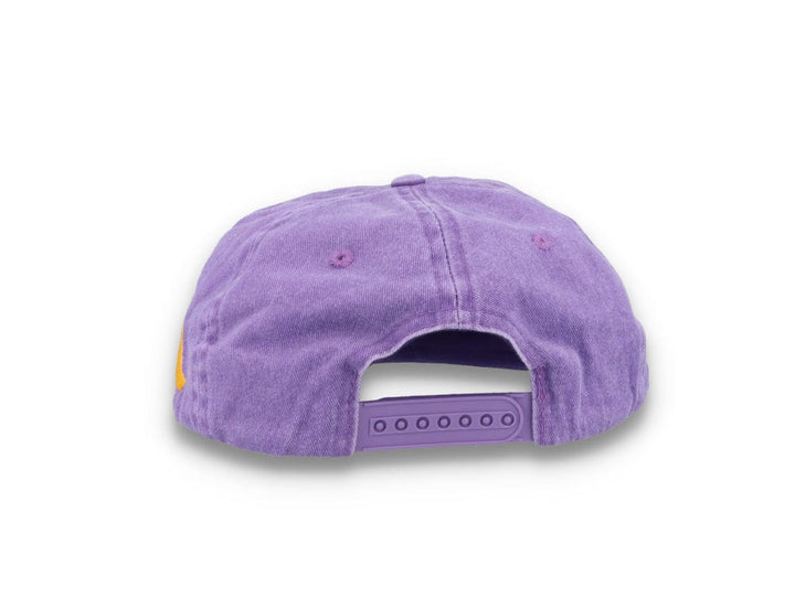 Free & Easy Don't Trip Washed Snapback Hat Purple - LOKK