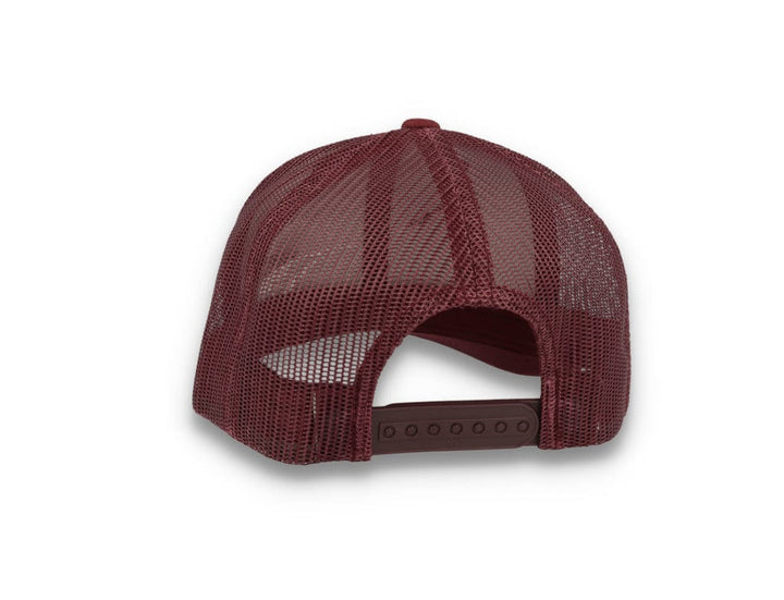 Maroon Trucker Cap Retro - Yupoong 6606 - LOKK