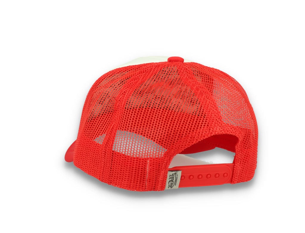 Von Dutch Trucker Cap Baker White/Red - LOKK