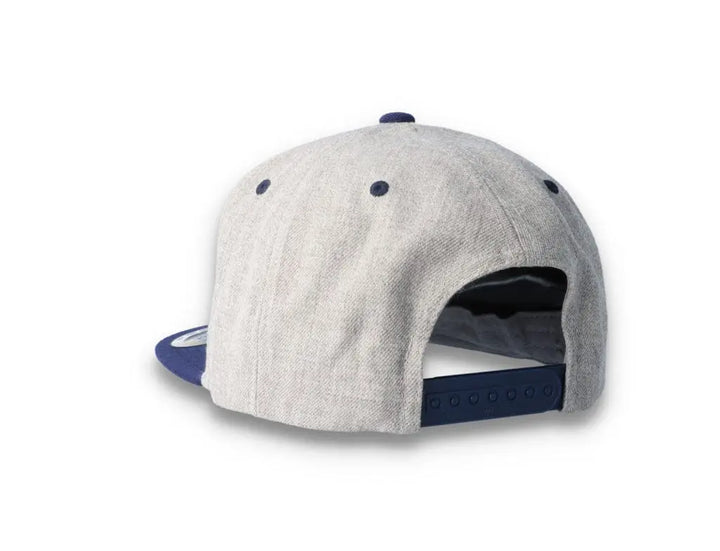 Yupoong Classic Snapback 6089MT Heather Grey/Navy - LOKK