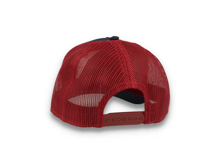 Trucker Cap Navy/Burgundy Atlantis Rapper Canvas - LOKK