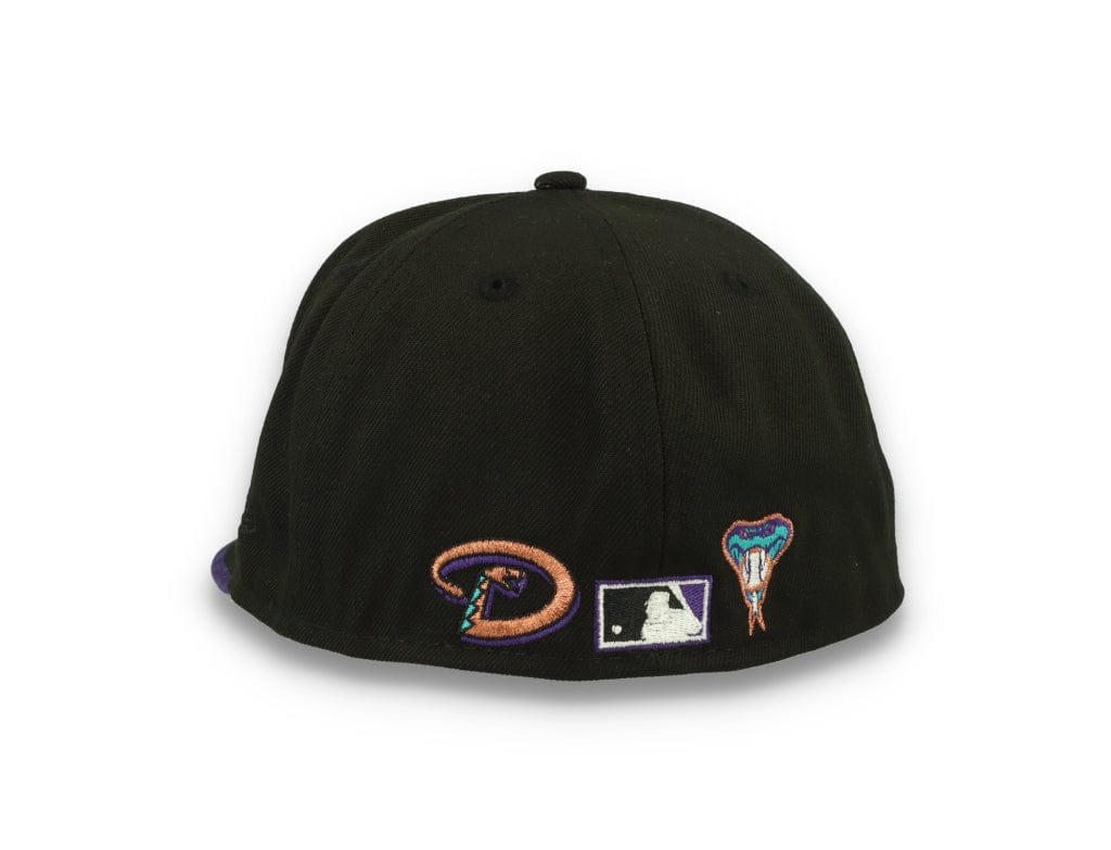 59FIFTY Team Colour Split Arizona Diamondbacks Black - LOKK