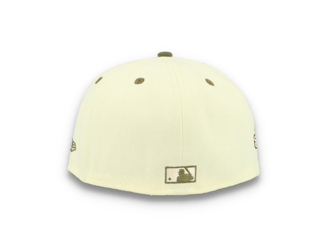 59FIFTY MLB World Series Trail Mix Los Angeles Dodgers White/Khaki - LOKK