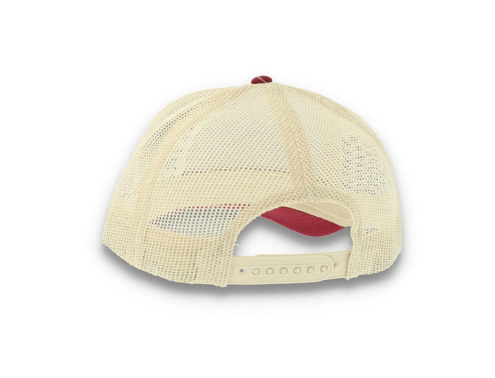 Trucker Cap Burgundy/Stone Atlantis Rapper Cotton - LOKK
