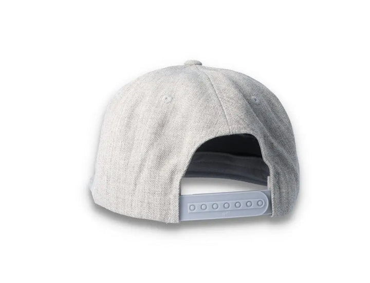 Heather Grey/Heather Grey Snapback Cap - Yupoong 6089M - LOKK