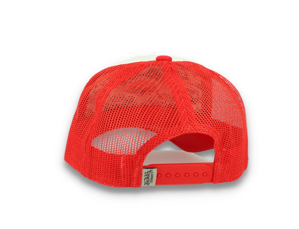 Von Dutch Trucker Cap Baker White/Red - LOKK