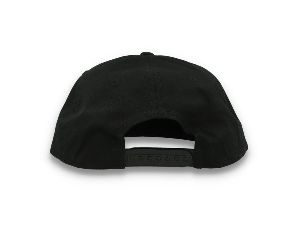 Yupoong 6502 Unstructured 5-Panel Snapback Cap Black - LOKK