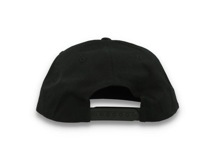 Yupoong 6502 Unstructured 5-Panel Snapback Cap Black - LOKK