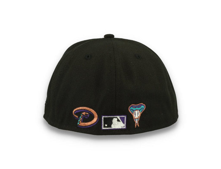 59FIFTY Team Colour Split Arizona Diamondbacks Black - LOKK
