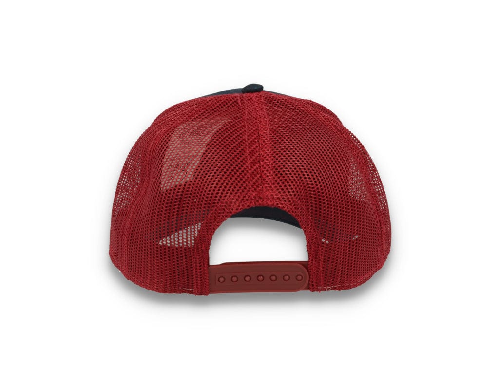 Trucker Cap Navy/Burgundy Atlantis Rapper Canvas - LOKK