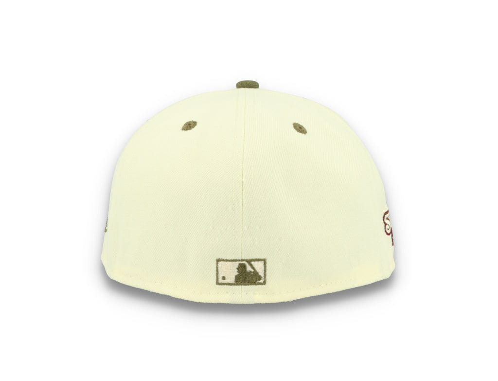 59FIFTY MLB World Series Trail Mix Los Angeles Dodgers White/Khaki - LOKK