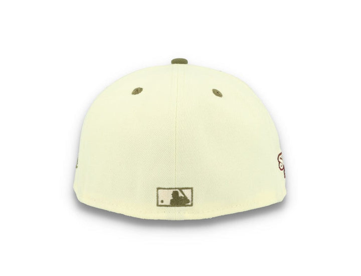 59FIFTY MLB World Series Trail Mix Los Angeles Dodgers White/Khaki - LOKK