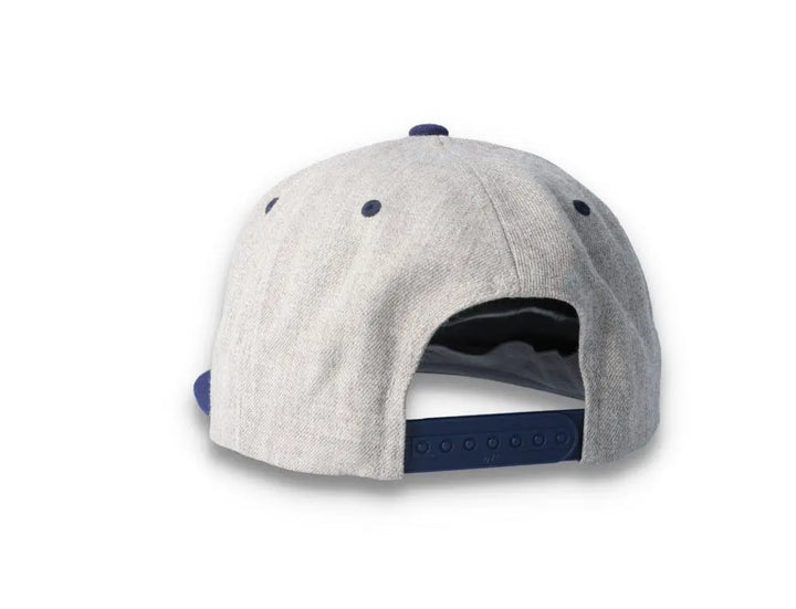 Yupoong Classic Snapback 6089MT Heather Grey/Navy - LOKK