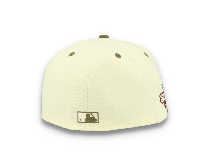 59FIFTY MLB World Series Trail Mix Los Angeles Dodgers White/Khaki - LOKK